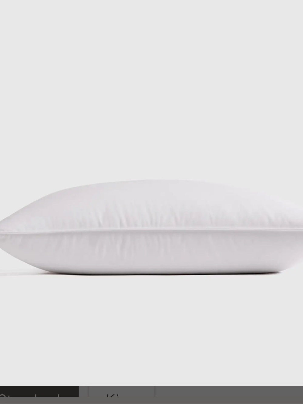 Quince Premium Down Alternative Pillow Standard Medium/Firm - NWOT